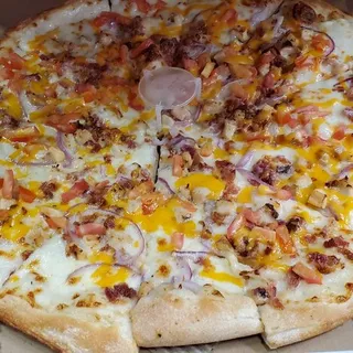Gourmet Bacon Chicken Pizza