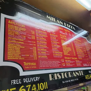 Menu July 2021