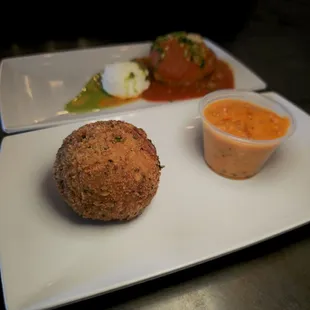 Aracini (fried Italian rice balls)