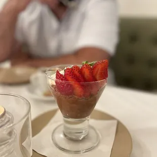 Chocolate mousse.