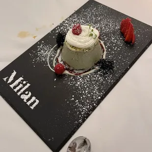 Pistachio Panna Cotta