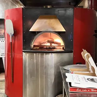 a pizza oven