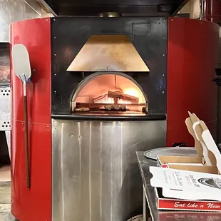 a pizza oven