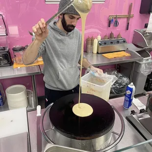 crepes, interior