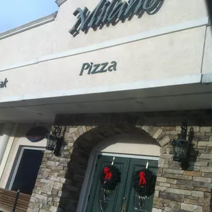 the front of the restaurant