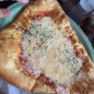 This is their &quot;slice&quot; of pizza!! The crust was so good and the cheese and sauce were tasty.