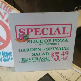 Affordable lunch special!