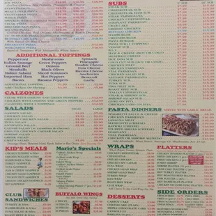 Menu Back.