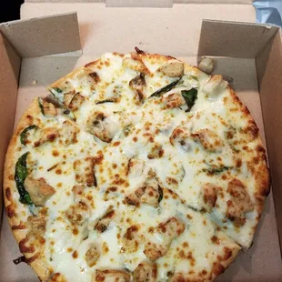 Spinach chicken alfredo