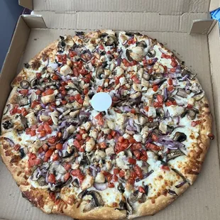 Extra Large Gourmet Chicken Pizza