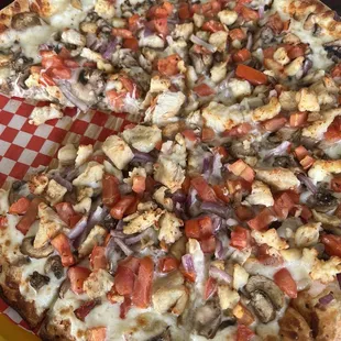 pizza, food