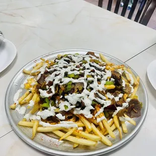 Gyro Fries off menu and amazing ask for it next time you are in!