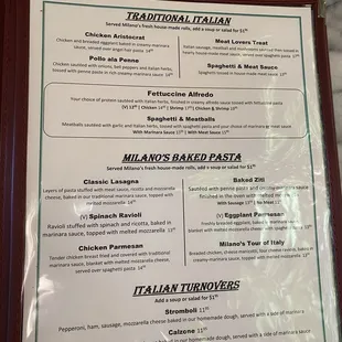 traditional italian milano's baked pasta italian turnovers