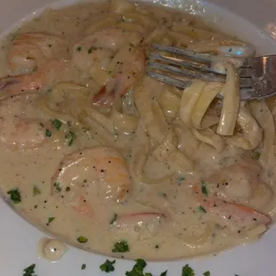 Shrimp Alfredo