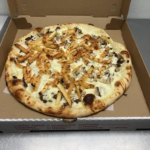 Pittsburgh pizza - just add fries