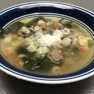 Homemade wedding soup!!!