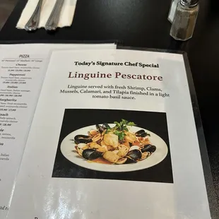 Linguine Pescatore Special