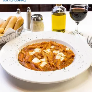 Penne alla Vodka that they advertise