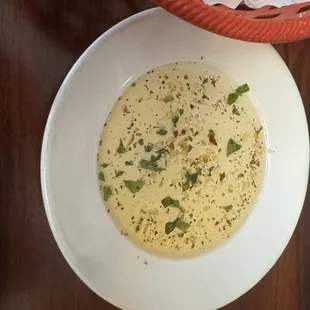 Garlic Bread and oil