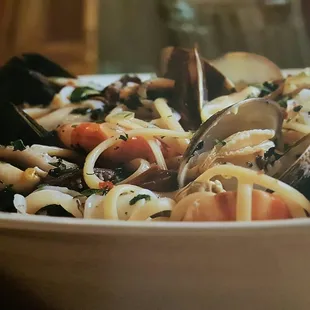 Linguini w clams...