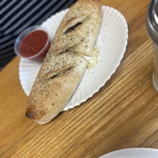 Pepperoni pizza pocket