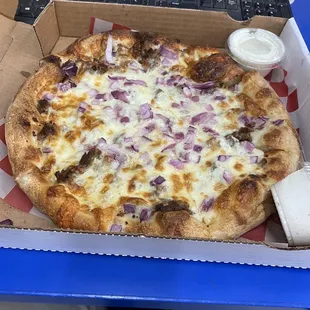 Steak Ranch Pizza