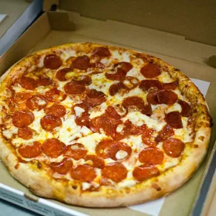 Great crust and best pizza flavor I&apos;ve had.