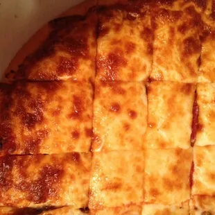 Cheese a little burnt just the way I like it