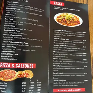 Another part of menu