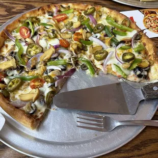 Veggie pizza