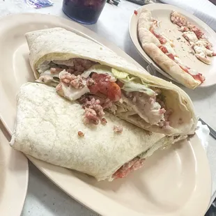 Chicken bacon ranch wrap