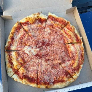 They called this a large pepperoni.  this is not a photoshop it is what they sent me home with.  Never again.