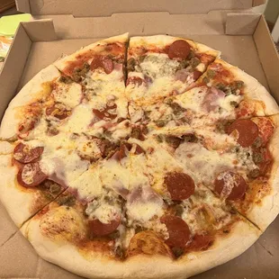 Meat Lovers Stuffed Pizza