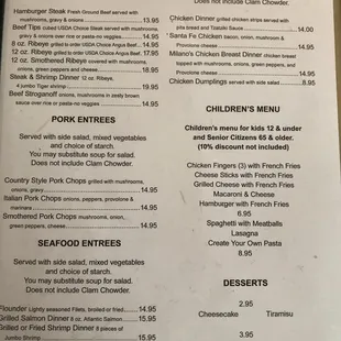 Some menu