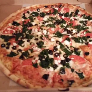 Greek pizza
