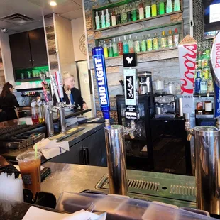 Beers on tap
