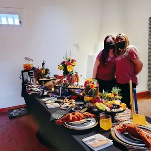 Our awesome staff set up this New Mexico themed display