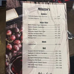 Menus