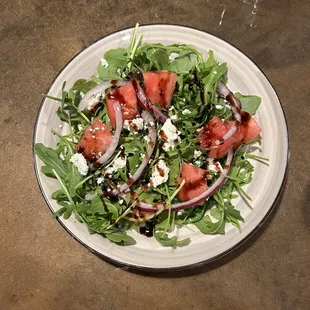 Watermelon and Arugula Salad