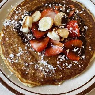 Hotcake with fruit