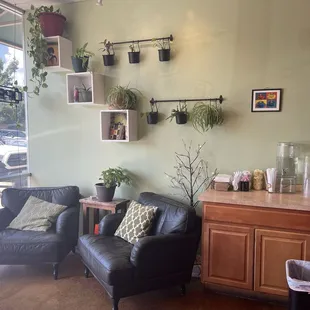 Seating Area and Self Serve Table