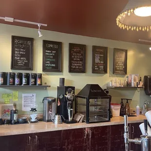 Coffee Bar and Menus