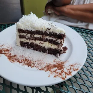 Chocolate coconut cake