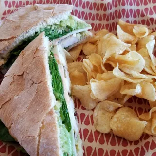 Guacamole Chicken Club Sandwich