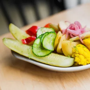 Our assorted pickles
