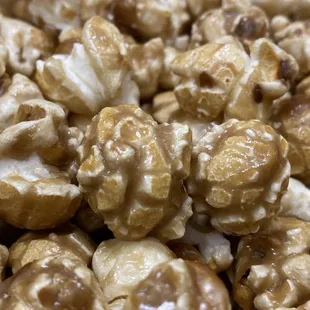 .....Caramel really close! So close you can almost smell it.