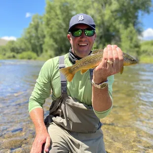 Brown trout caught near Williams Fork and the Colorado River June 2020