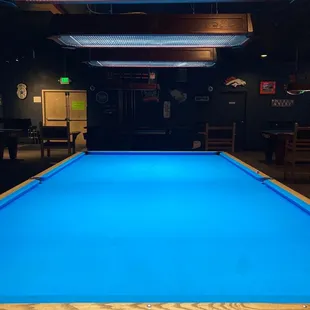 a pool table
