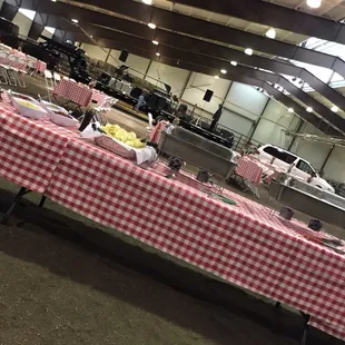 BBQ in a barn!