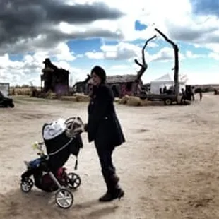 Panorama in the middle of the fun.